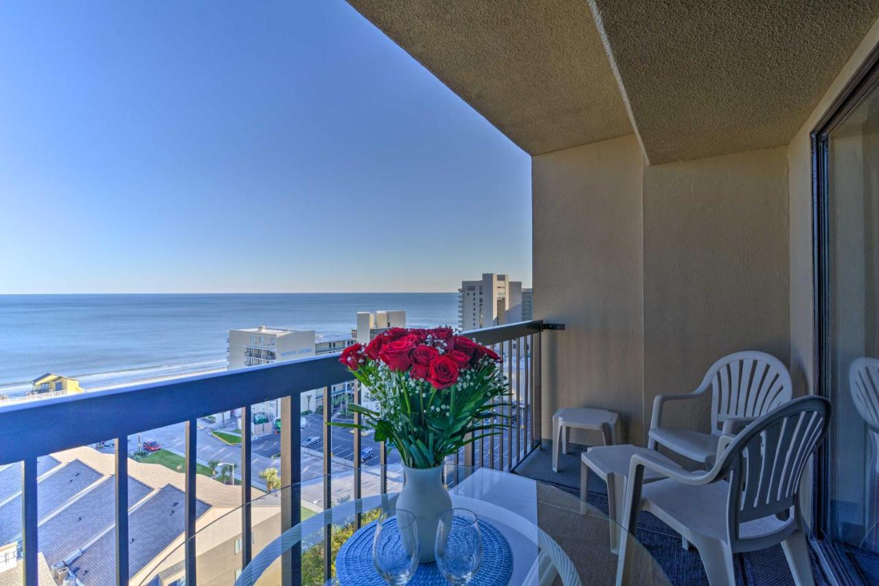 Myrtle Beach Condo With Ocean Views - Walk To Beach! Extérieur photo